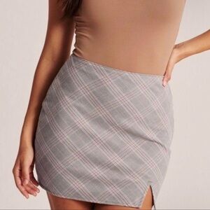 Abercrombie plaid mini skirt